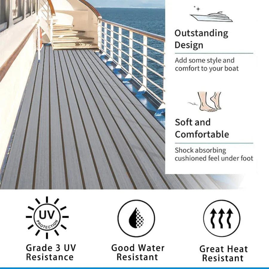 Marine Decking Faux Teak Sheets