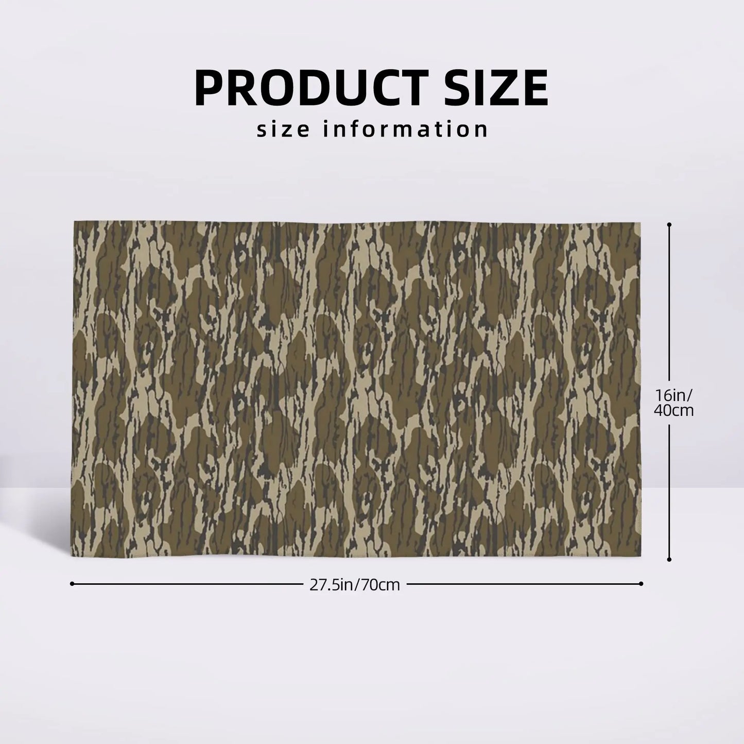 Quick Dry Camo Bath Towel